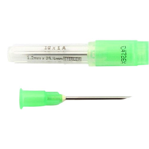 Needle Hypodermic Sterile 18ga x 1" - 100/Box