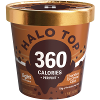 Chocolate Ice Cream Cake Light Ice Cream, 16 fl oz Pint