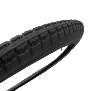 Pneumatic Non-Marking Tire with C63 Tread, Black, 37-540, 24 x 1-3/8 Inch