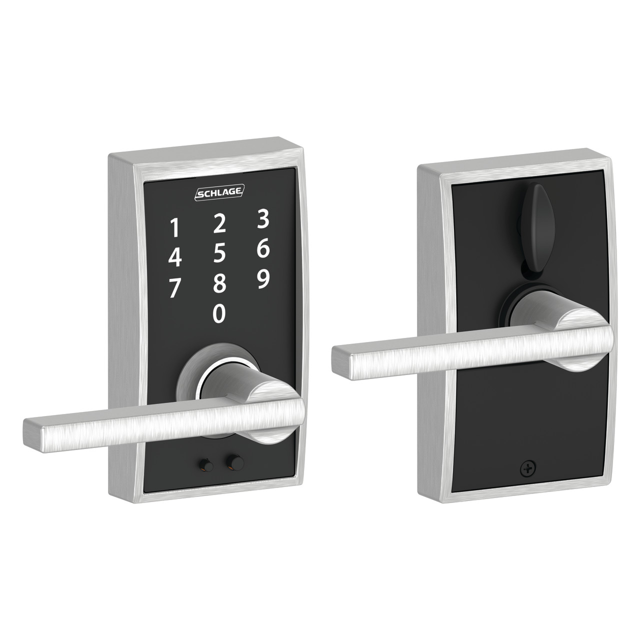 Schlage Touch™ Keyless Touchscreen Lever with Latitude Lever