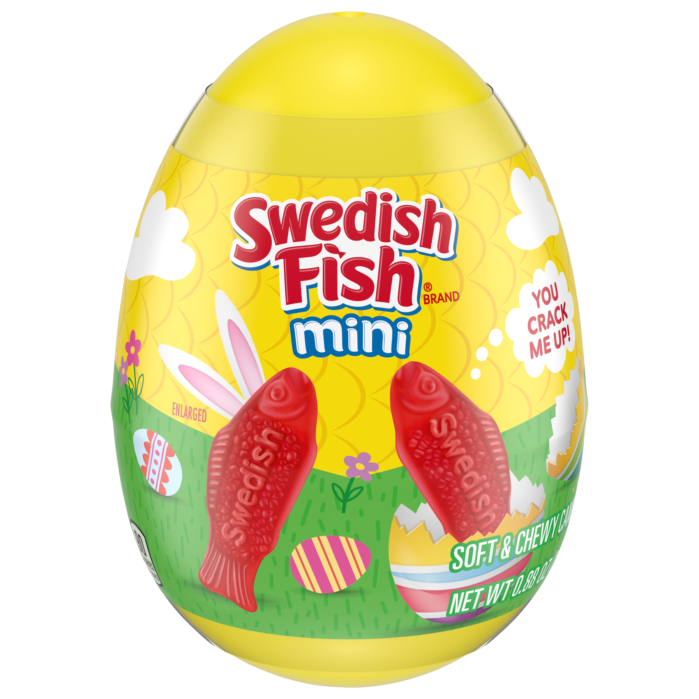 SWEDISH FISH Mini Soft & Chewy Easter Candy, 0.88 oz Easter Egg