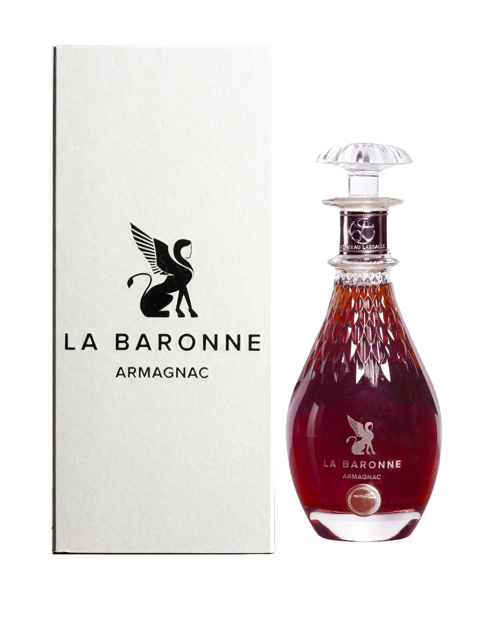 BAS ARMAGNAC LA BARONNE 1990 CRISTAL BRANDY