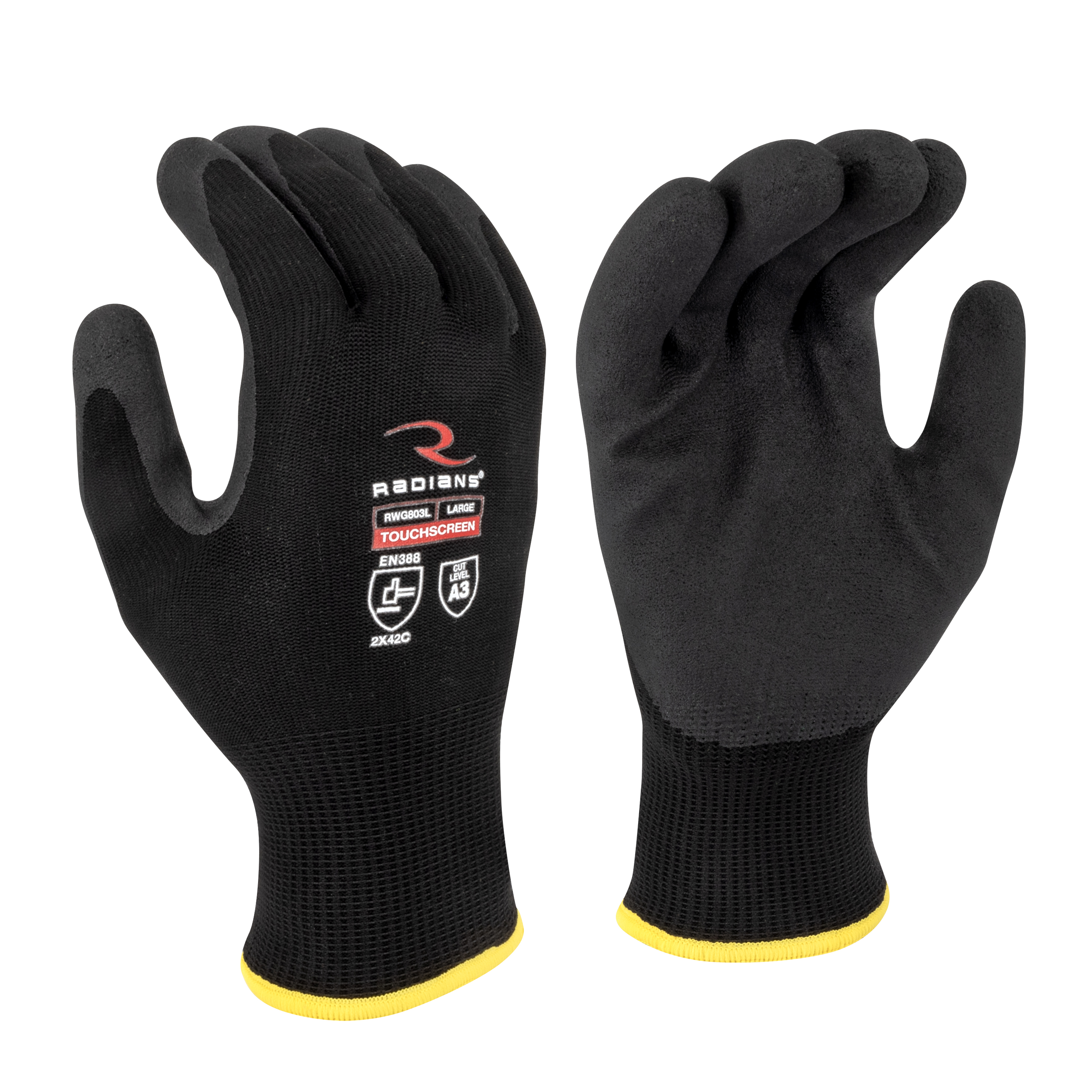 RWG803 Cut Level A3 Foam PVC Palm Coated Glove - Size 2X