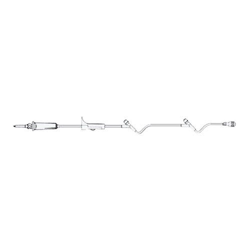 V142120 - IV Set 84" 15drp/ml w/ 2 Injection Sites - 50/Case