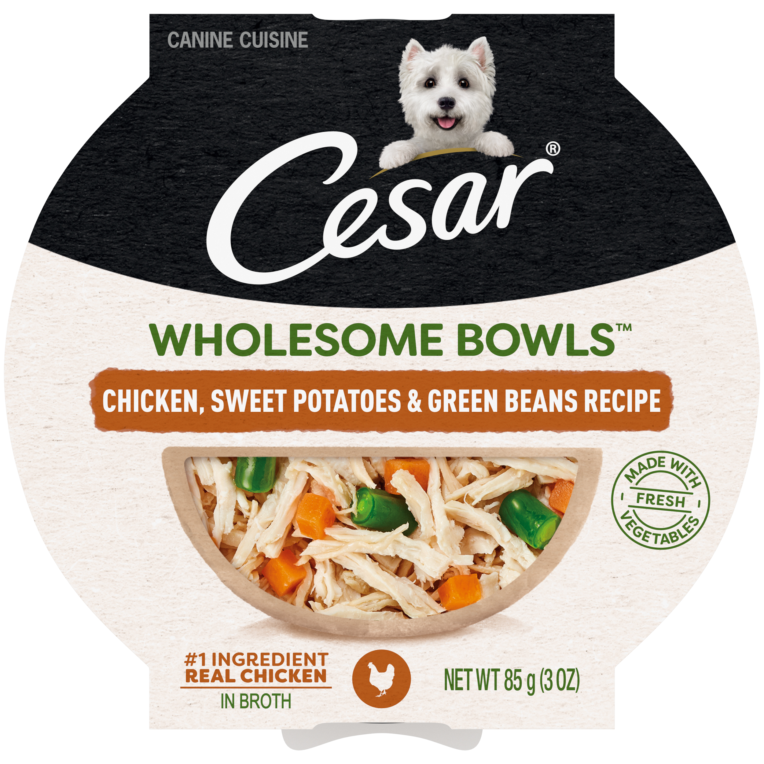 10/3 oz. Cesar Wholesome Bowls Chicken, Sweet Potato & Green Beans - Health/First Aid