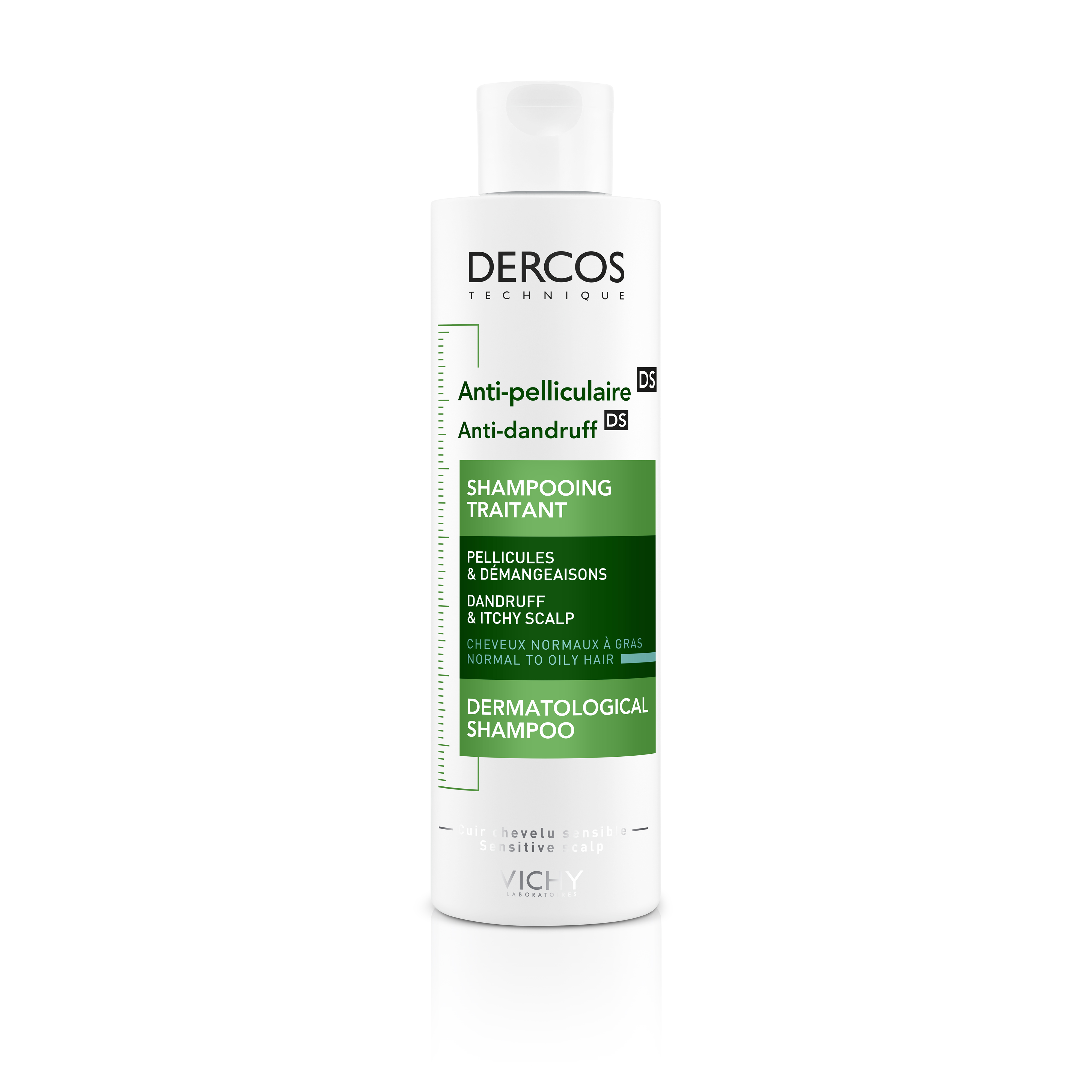 vichy dercos anti-dandruff  normal/yağlı saçlar için kepeğe karşı etkili bakım şampuanı