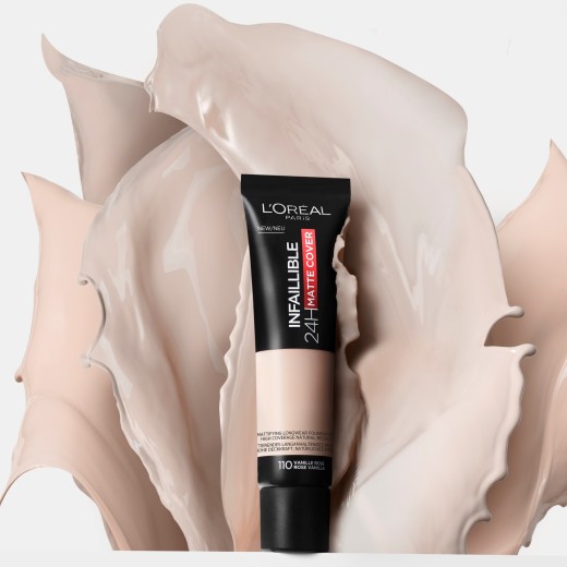 l'oréal paris infaillible 24h matte cover yüksek kapatıcı fondöten