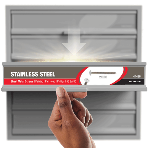 White Phillips Pan Head Stainless Sheet Metal Screws 8 X 3 10 Pc white-phillips-pan-head-stainless-sheet-metal-screws-8-x-3-10-pc