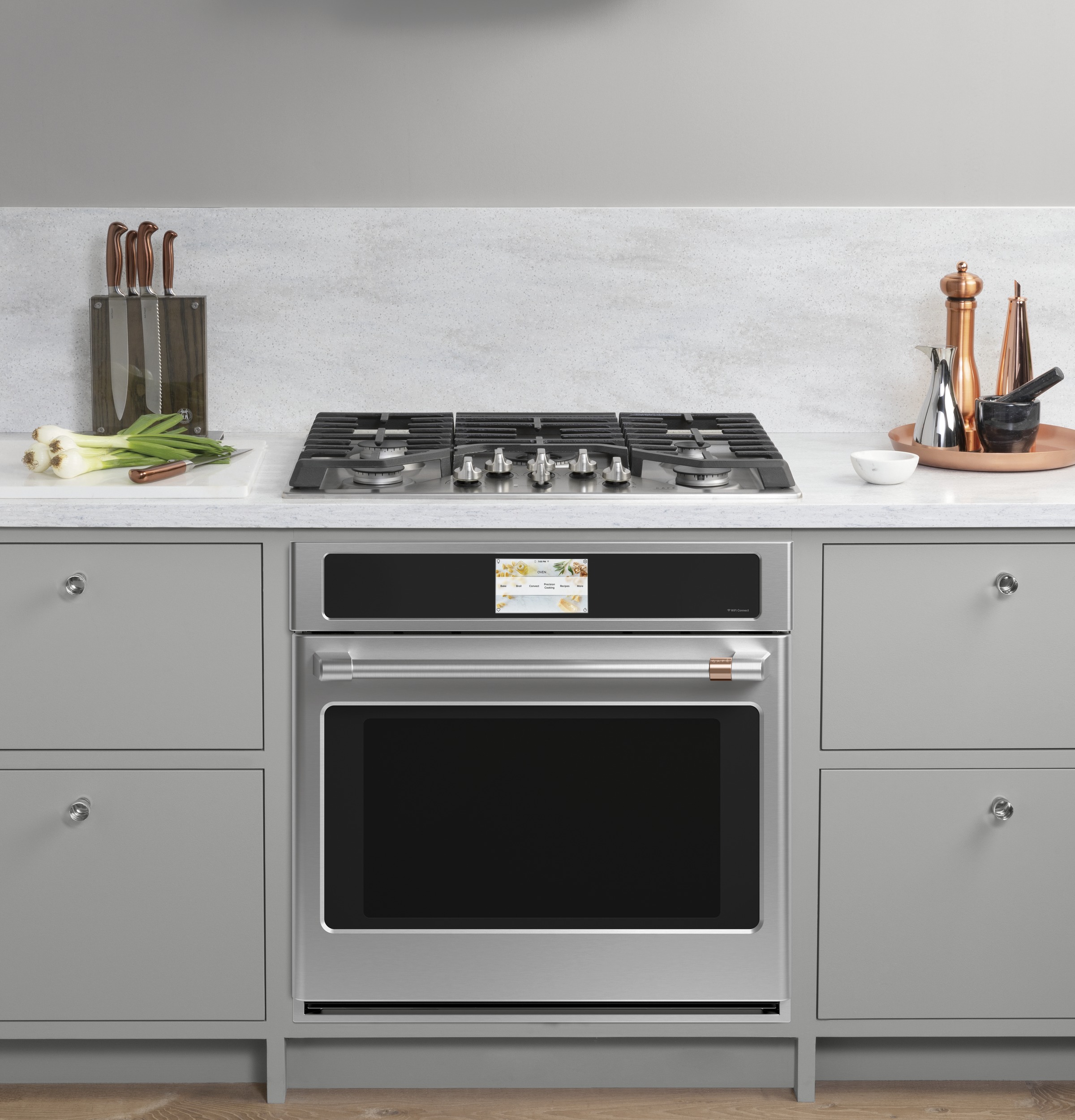 30" Width Gas Cktp 5 Burners 20,000 BTU Tri-Ring Power Boil Burner Cast Iron Griddle Incl ADA Compliant — Not Connectable view 6