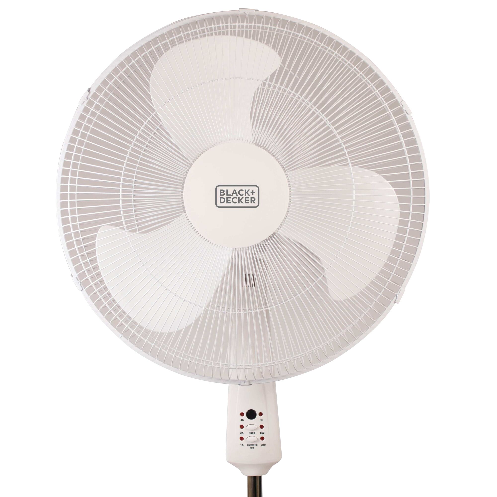 18 Inch Stand Fan with Remote White.