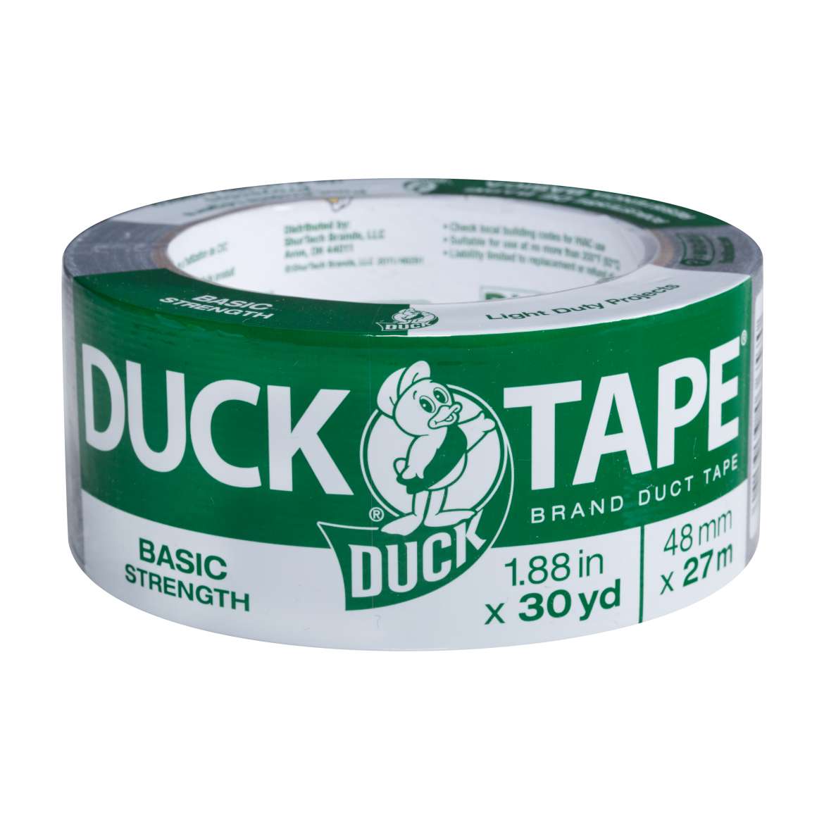 Basic Strength Duck Tape® Brand Duct Tape - Silver, 1.88 in. x 30 yd. Image