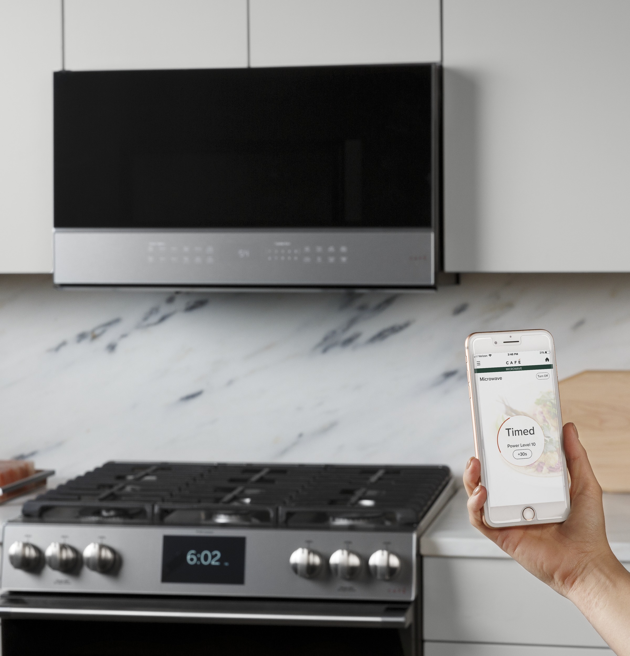 1,050W — 2.1 CuFt — 400 CFM — Sensor — Stm — Chef Connect — Connectable via built-in WiFi view 5