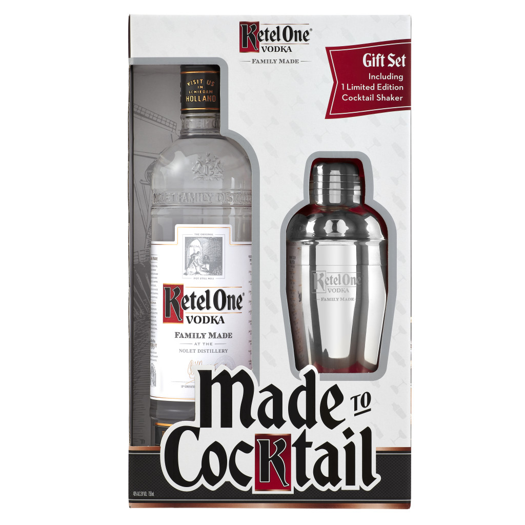 KETEL ONE VODKA WITH COCKTAIL SHAKER