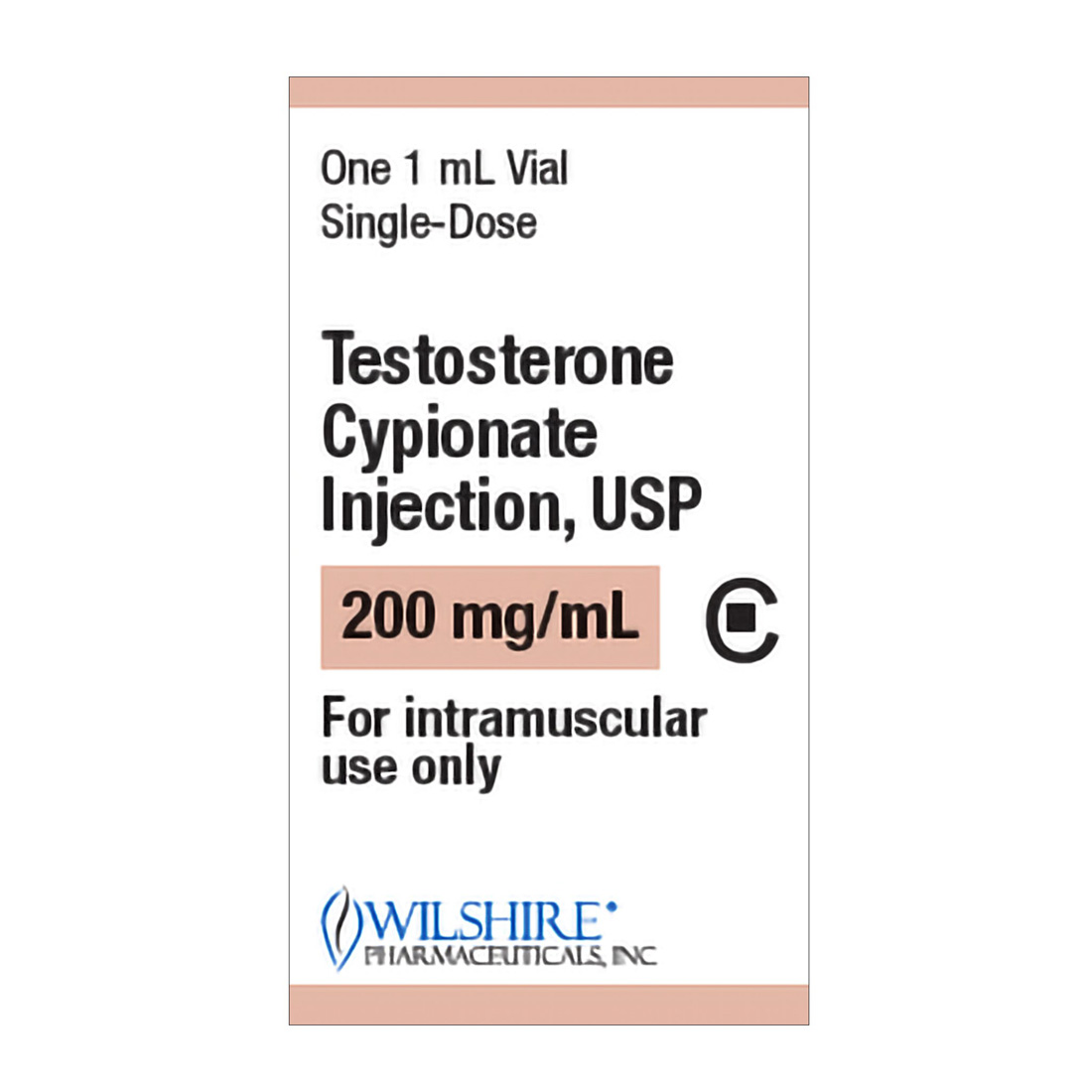 Testosterone Cypionate 200mg/ml 1ml Vial