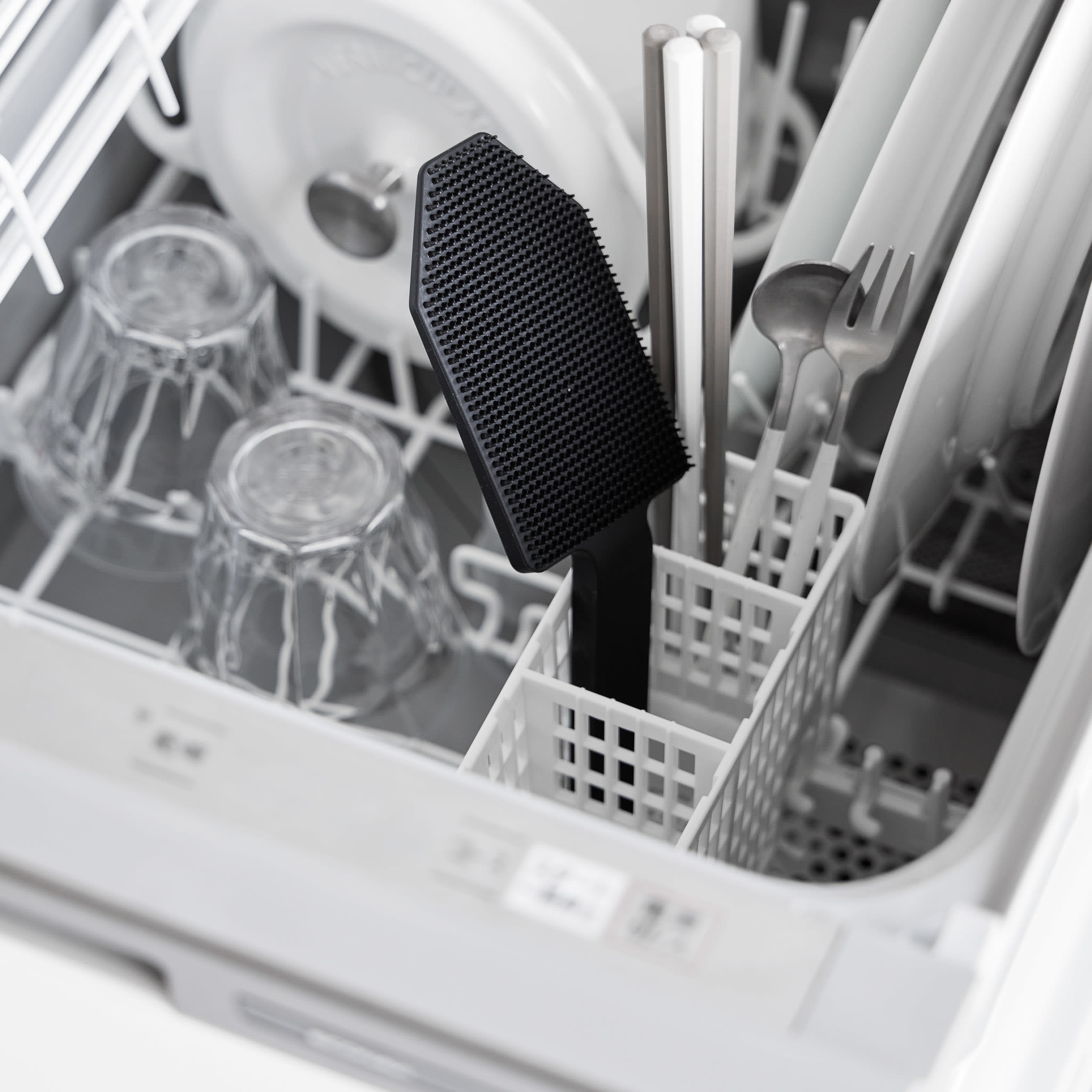 Magnetic Silicone Sponge with Handle : Easy to Clean