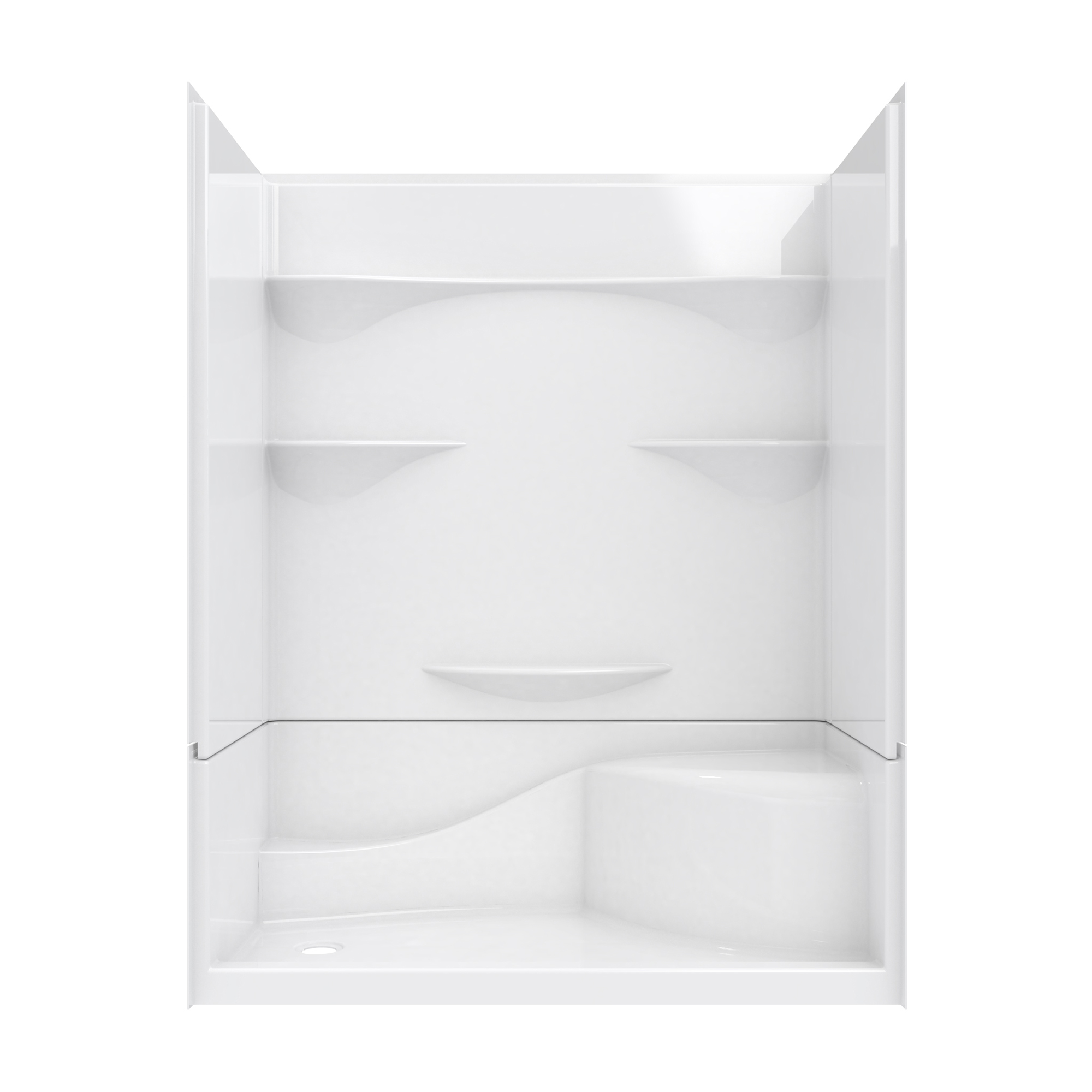 Acrylx Alcove Four Piece Shower In view 13