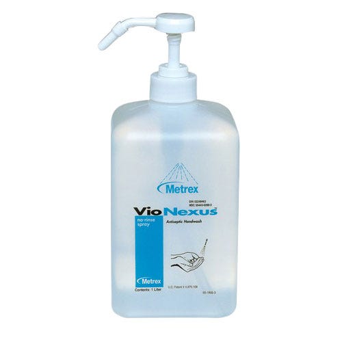 VioNexus® No Rinse Antiseptic Handwash Spray, 1 Liter Bottle with Pump - 6/Case