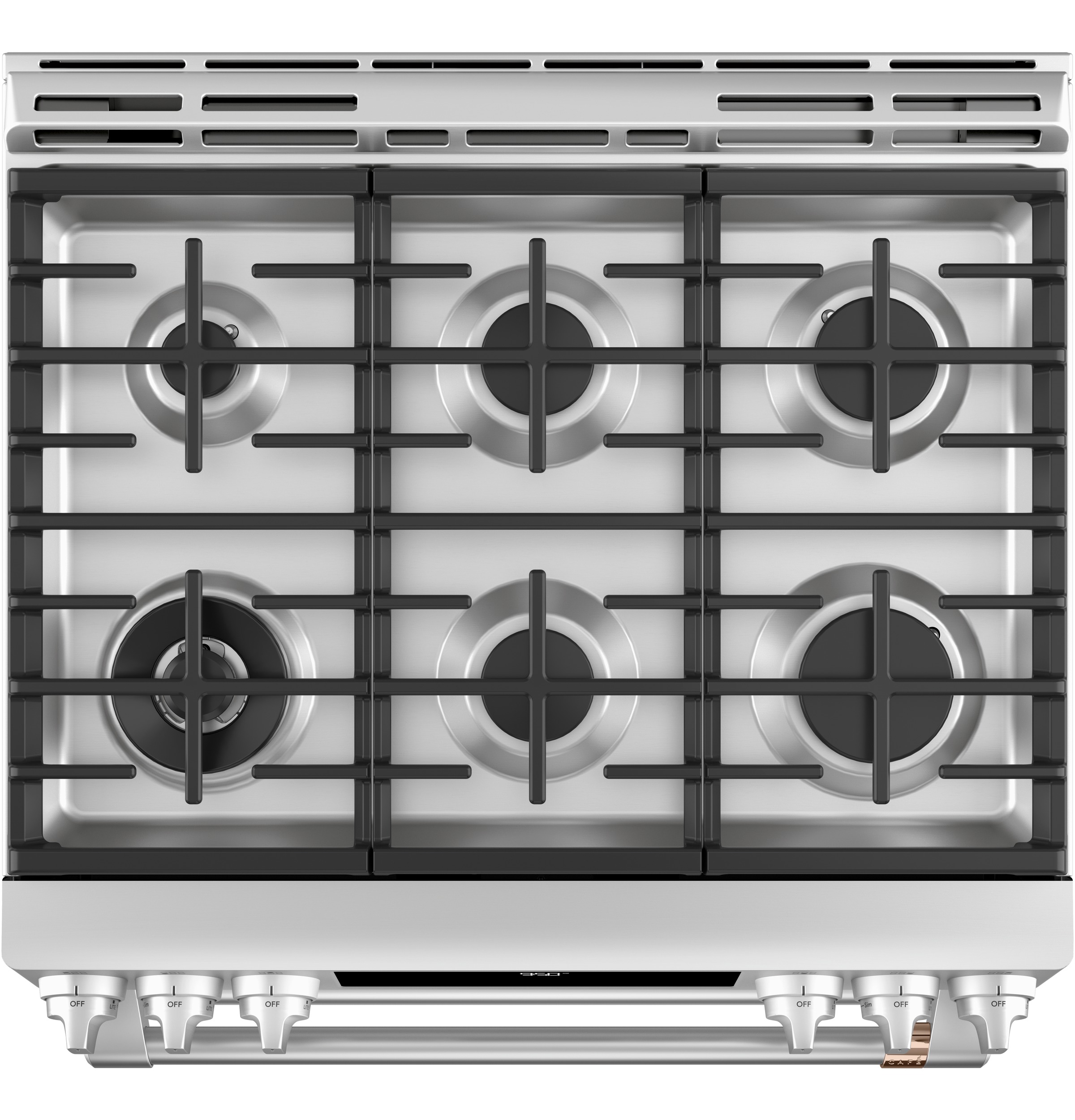 30" S/I — Dual Fuel RG — 6 Burners — Slf Cln w/ Stm Cln Opt — Cast Iron Griddle — Dbl Oven — True European Conv w/ Precise Air — ADA Compliant — Connectable via built-in WiFi view 4
