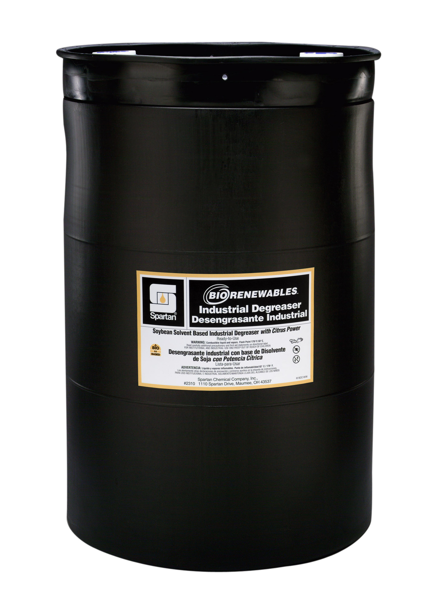 Spartan Chemical Company BioRenewables Industrial Degreaser, 55 GAL DRUM
