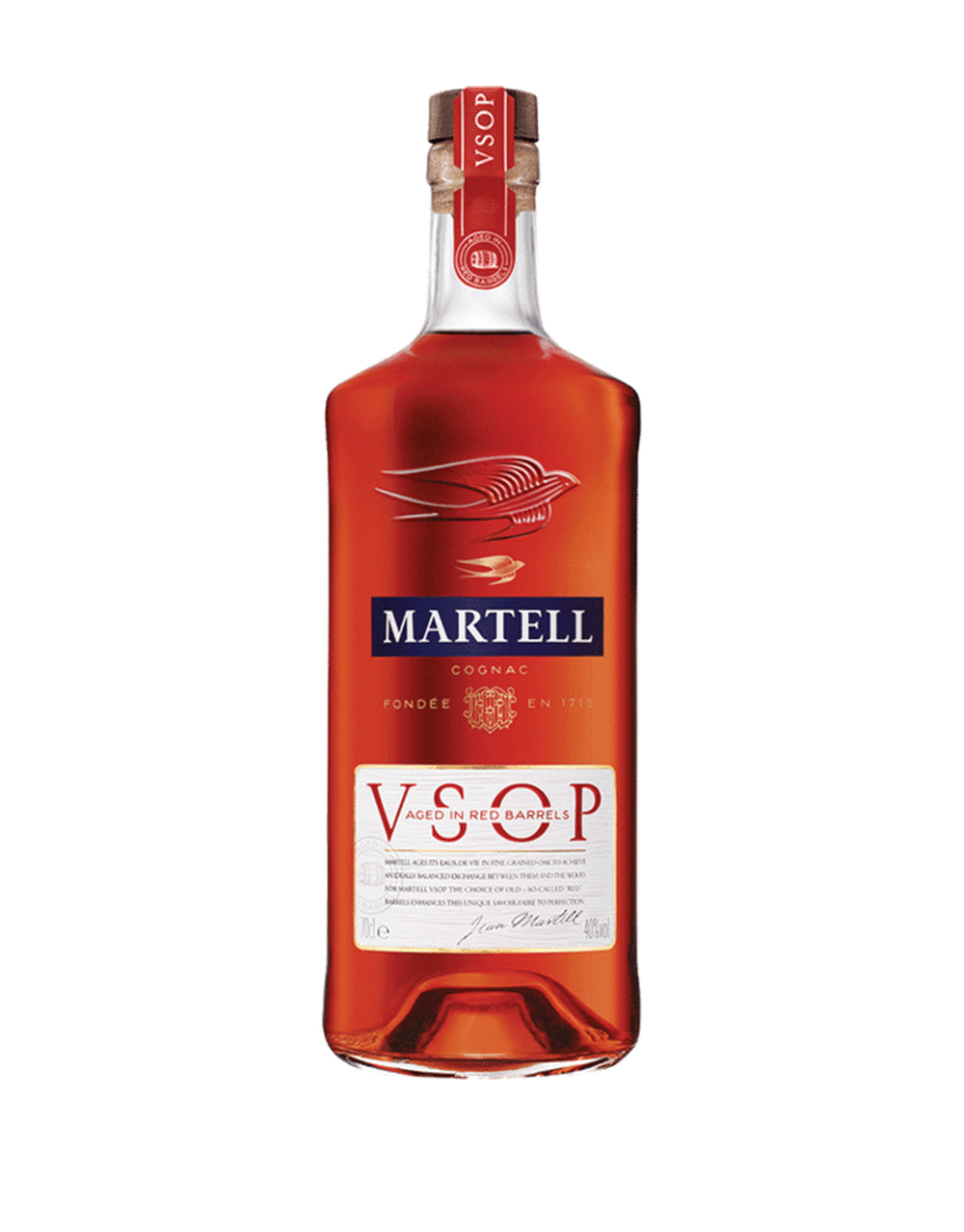 MARTELL V.S.O.P AGED IN RED BARRELS COGNAC