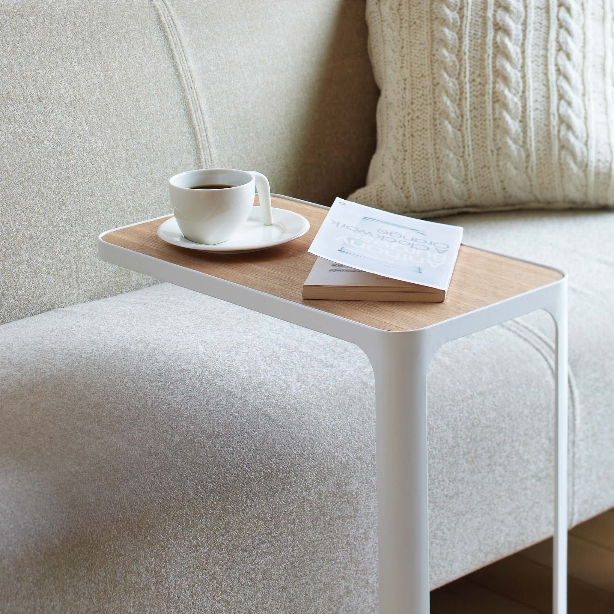 Over Sofa Side Table : Convenient Over-Sofa Design