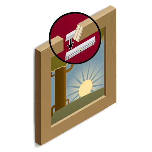 Hillman Hangman Picture and Mirror Hanging System (30") 300lb