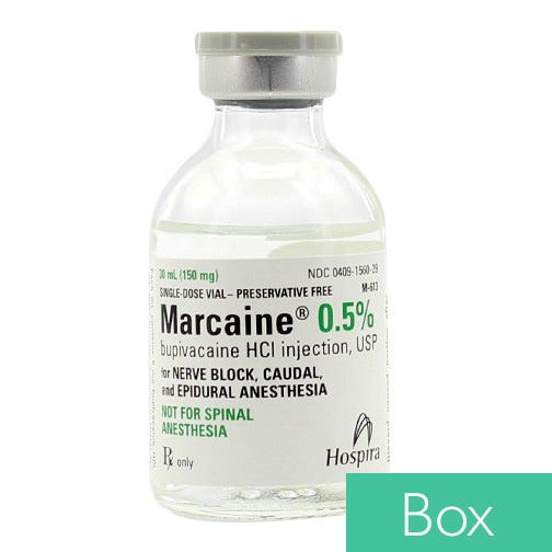 Marcaine® 0.75%, 7.5mg/ml 30ml Single Dose Vial - 10/Box