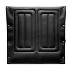 Invacare Embossed Back Upholstery with 1 Inch Flare, Black, 22 x 18 Inch