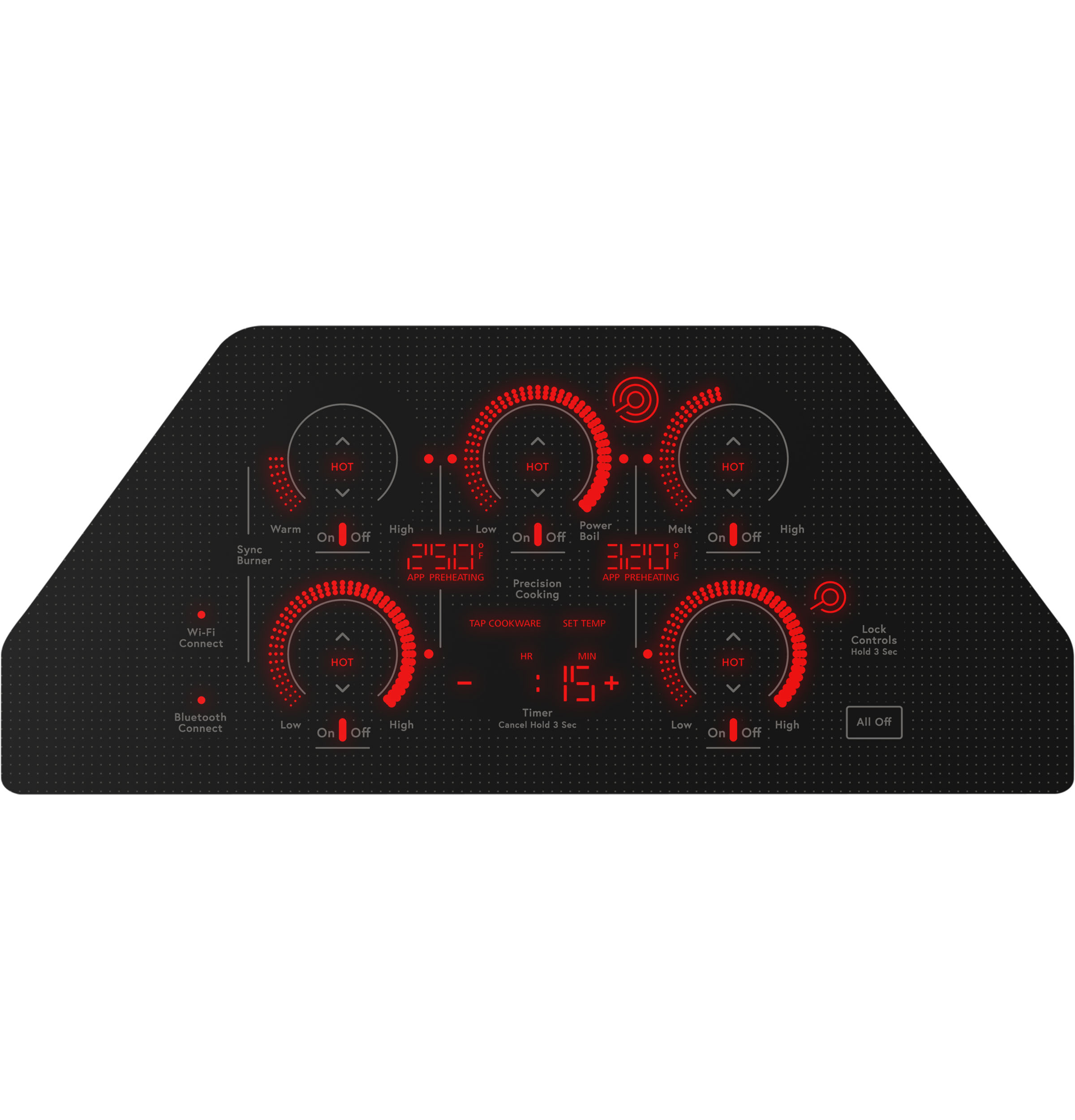 Café™ 30" Black Electric Cooktop view 4
