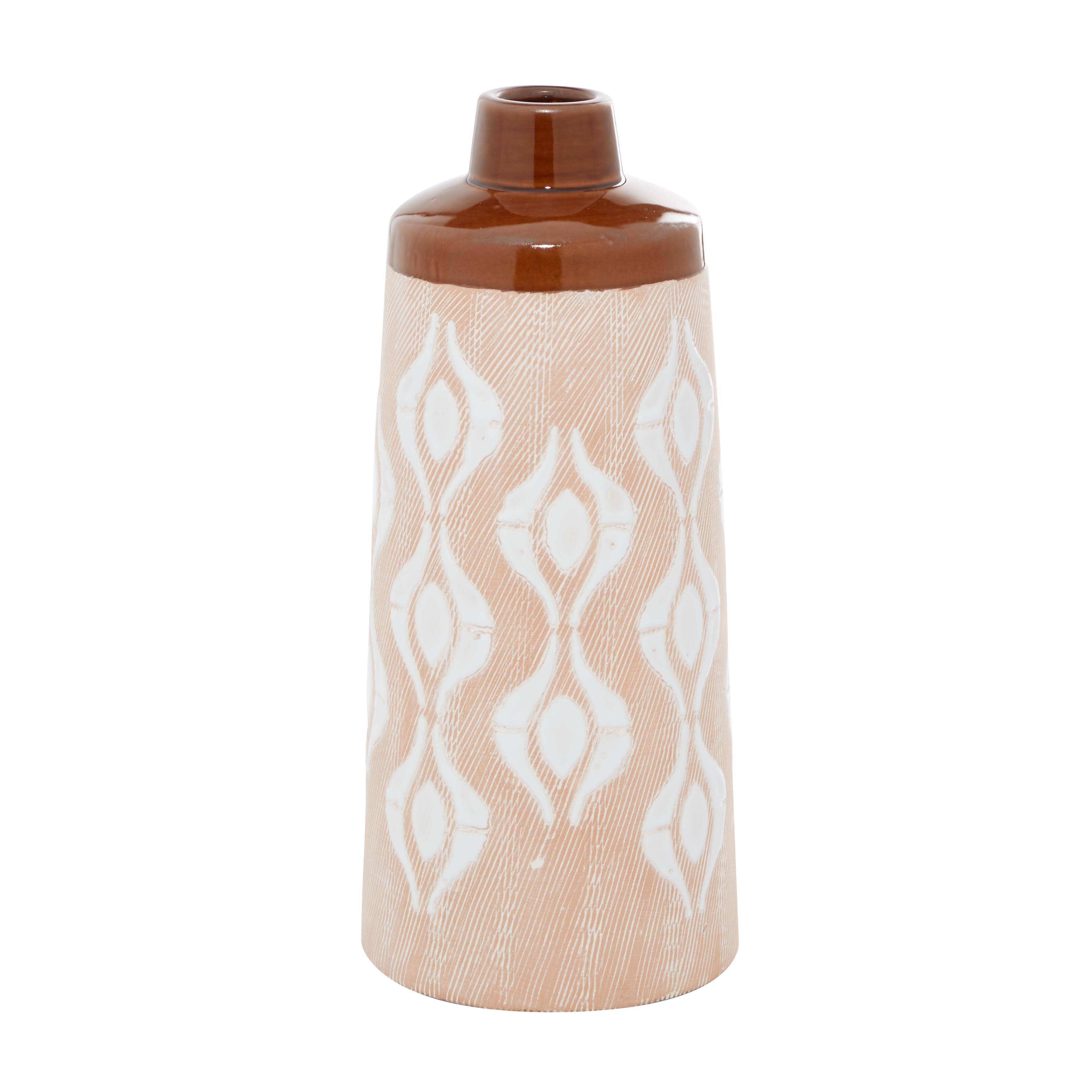 (5 pcs)Pink Porcelain Ceramic  Vase, 5\" x 5\" x 12\"