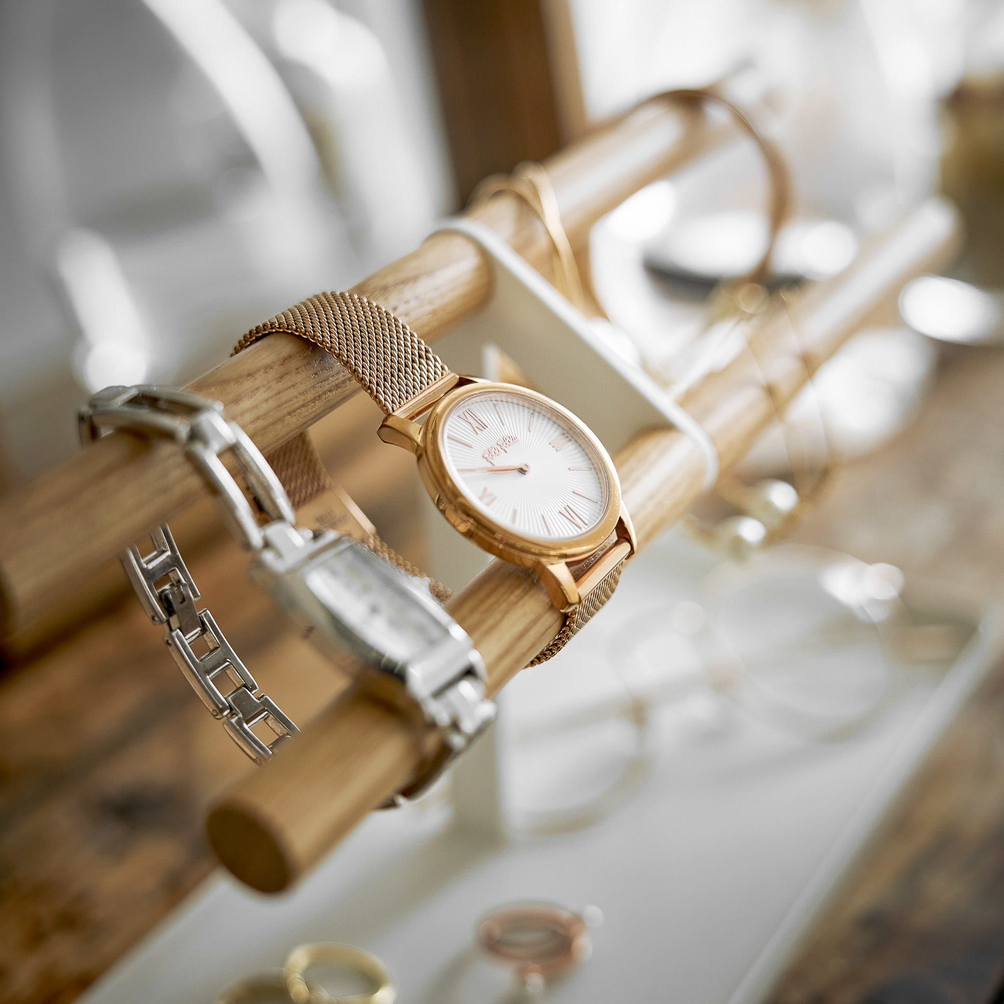 Watch & Accessory Organizer : Wooden Accent