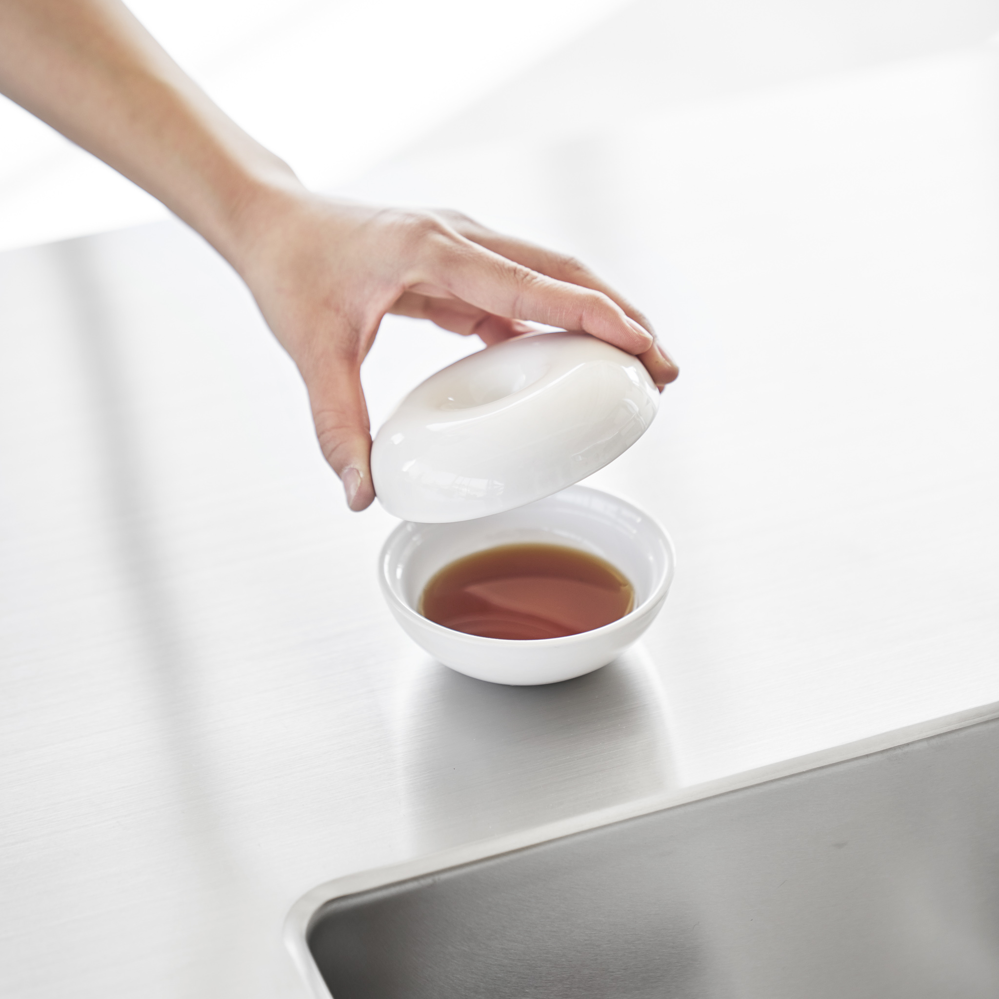Ceramic Air Freshener Bowl : Useful as a Fruit Fly Trap