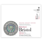 Strathmore 500 Series Bristol Paper Pad, 2-Ply, Vellum Finish, 15 Sheet, 14x17 inch