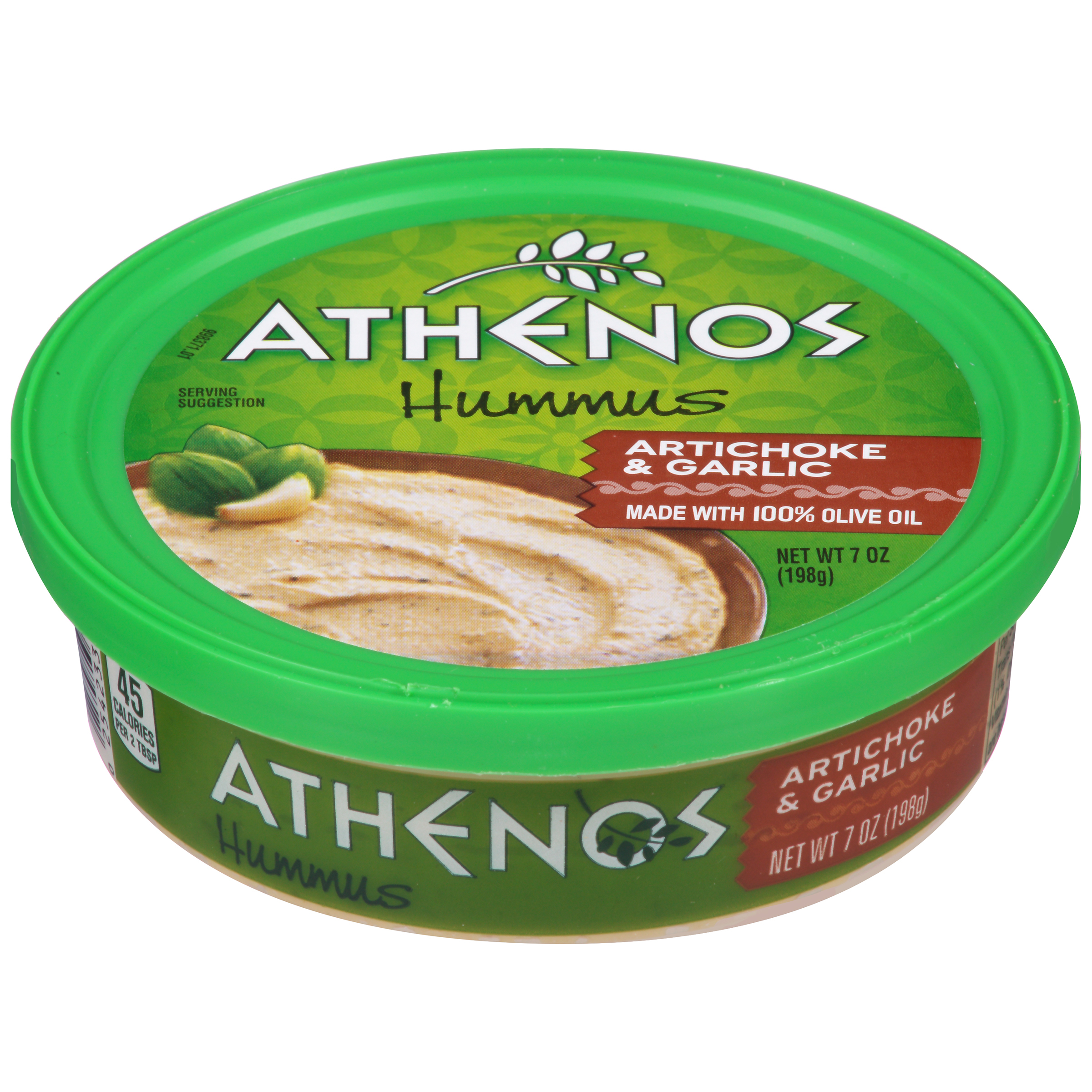 Athenos More Products - Artichoke Garlic Hummus