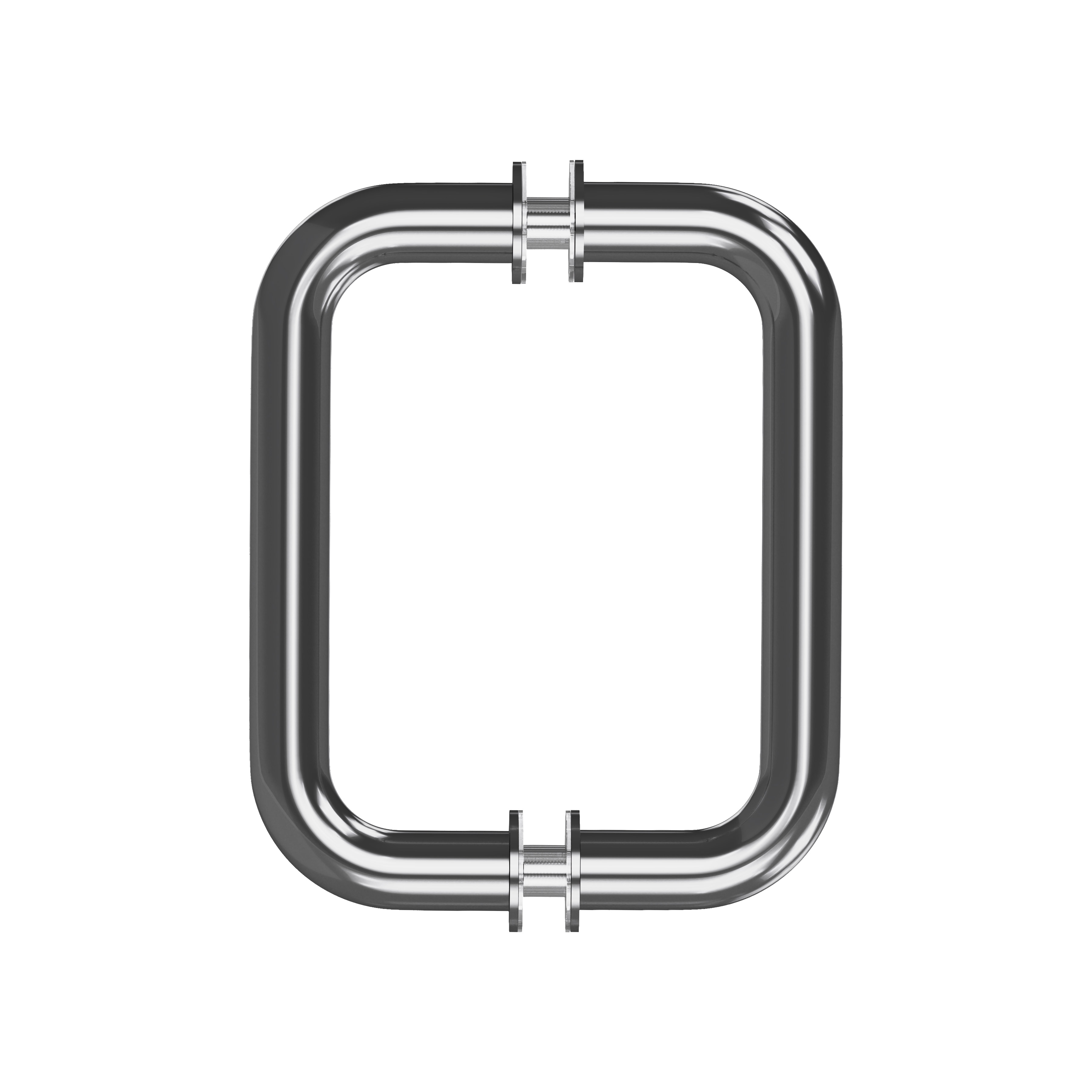 6" Tubular BacktoBack Pull Handle Future Glass LLC