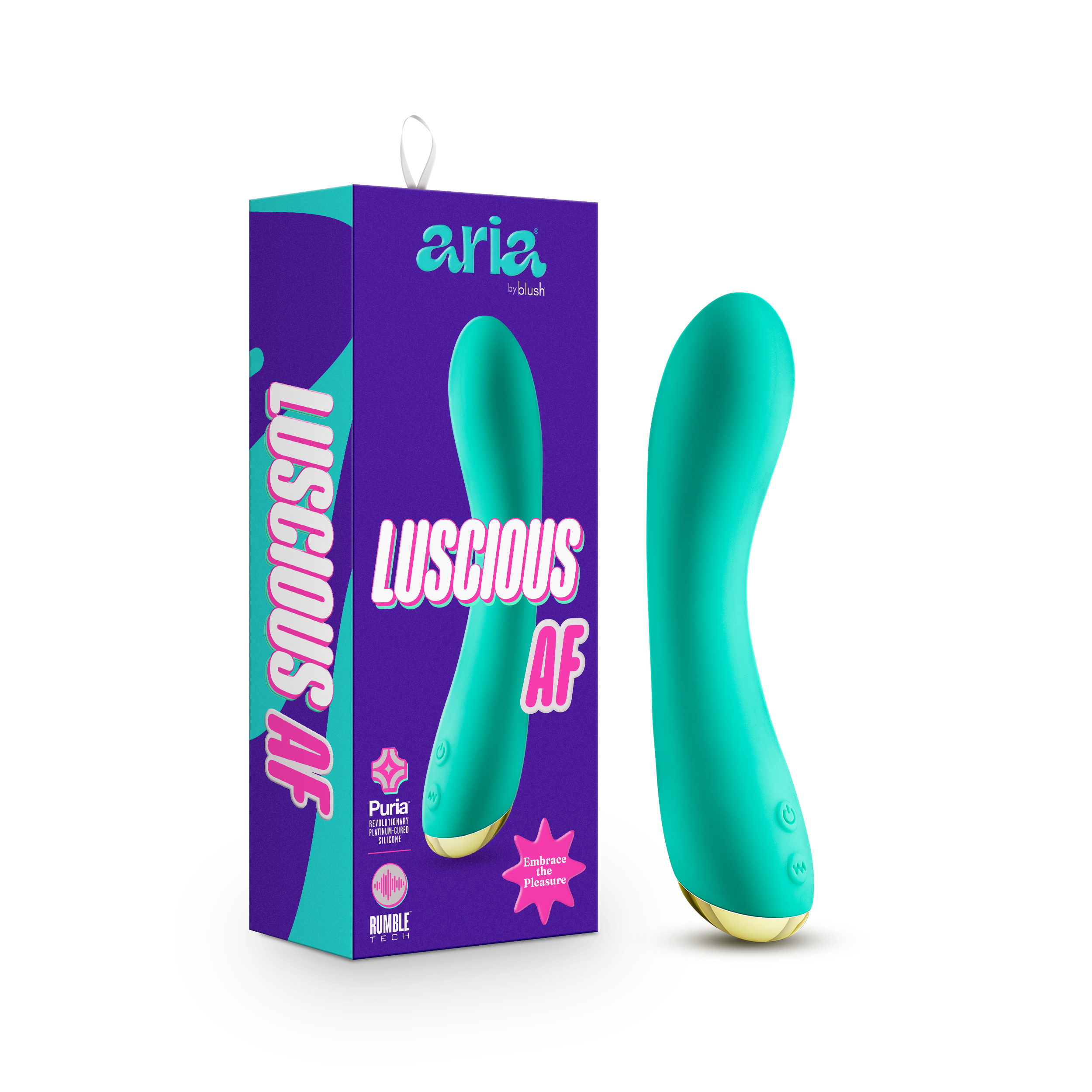 Blush Aria Luscious AF G-Spot Teal 7-Inch Vibrator