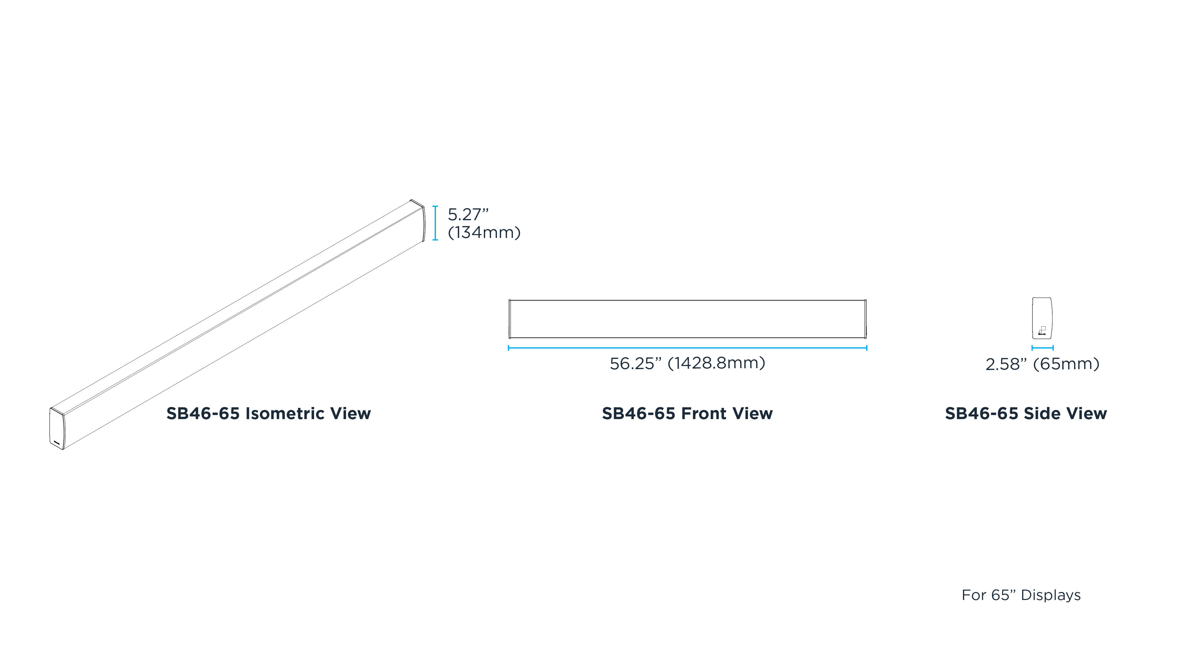 SB46-65 Dimensional Drawings