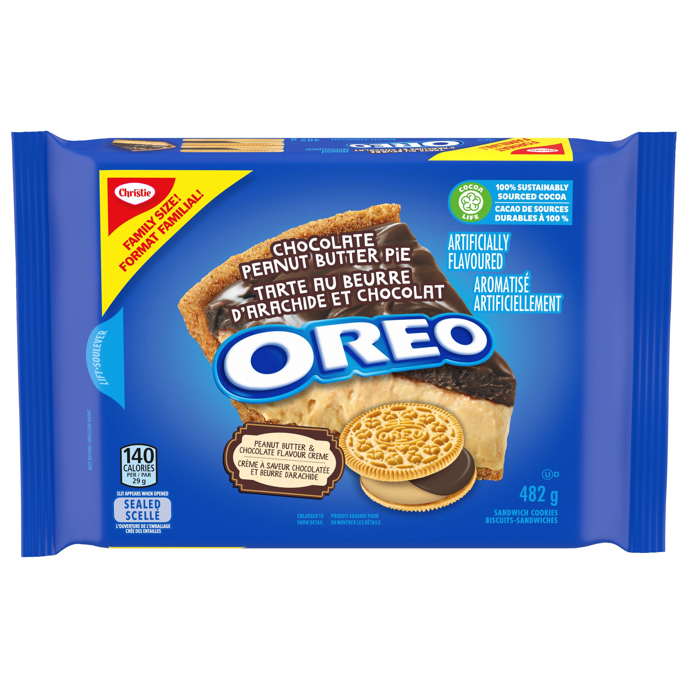 Oreo Chocolate Peanut Butter Pie Cookies 482 G-thumbnail-0