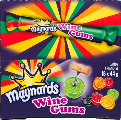 Maynards Wine Gum Rolls Candy, 44g  (18 packs)-2