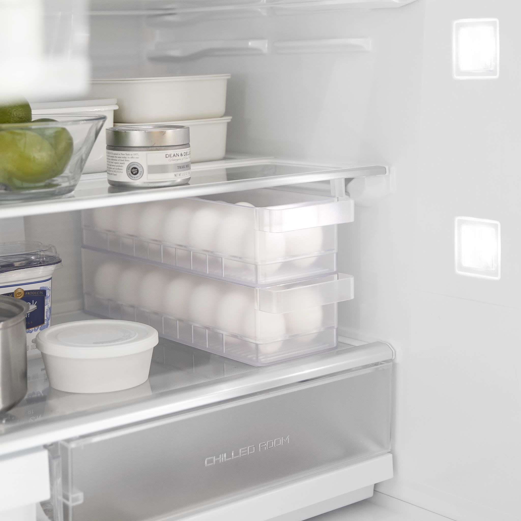 Fridge Egg Tray : Stackable Design