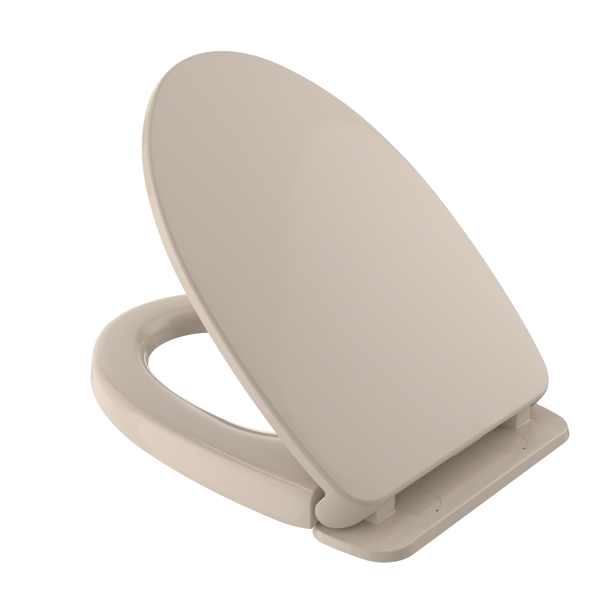 TOTO SoftClose Non Slamming, Slow Close Elongated Toilet Seat and Lid, Bone, Plastic, SS124#03