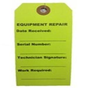 Medical Equipment Yellow Tags, REPAIR, 250 Tags