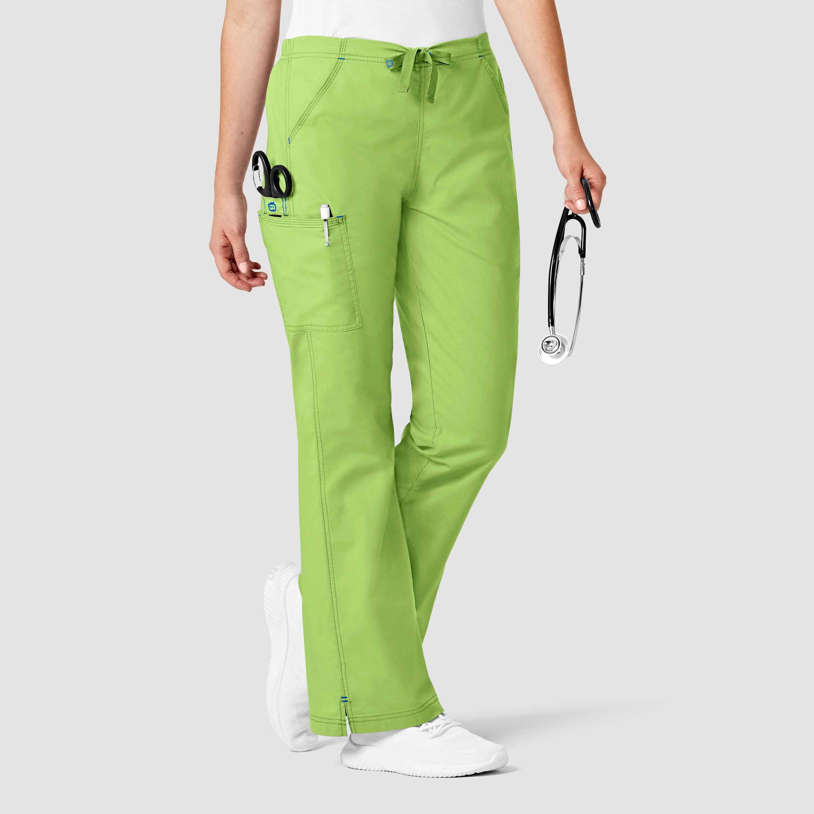 WonderFLEX Grace - Women&#8216;s Flare Leg Cargo Scrub Pant-Wonder Wink
