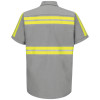Picture of Red Kap® SP24-EHV Short Sleeve Enhanced Visibility Industrial Work Shirt