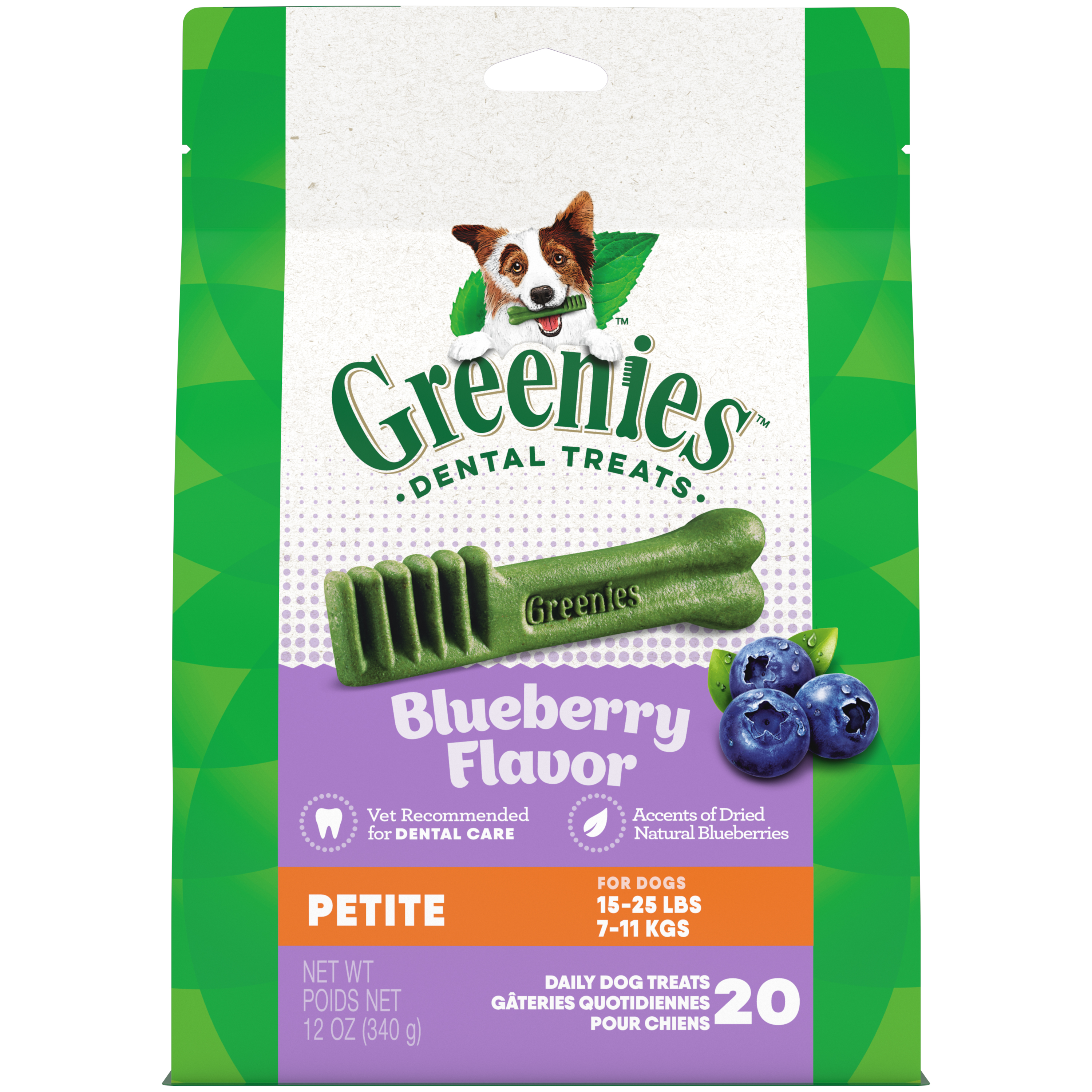 12 oz. Greenies Petite Blueberry Treat Pack - Health/First Aid