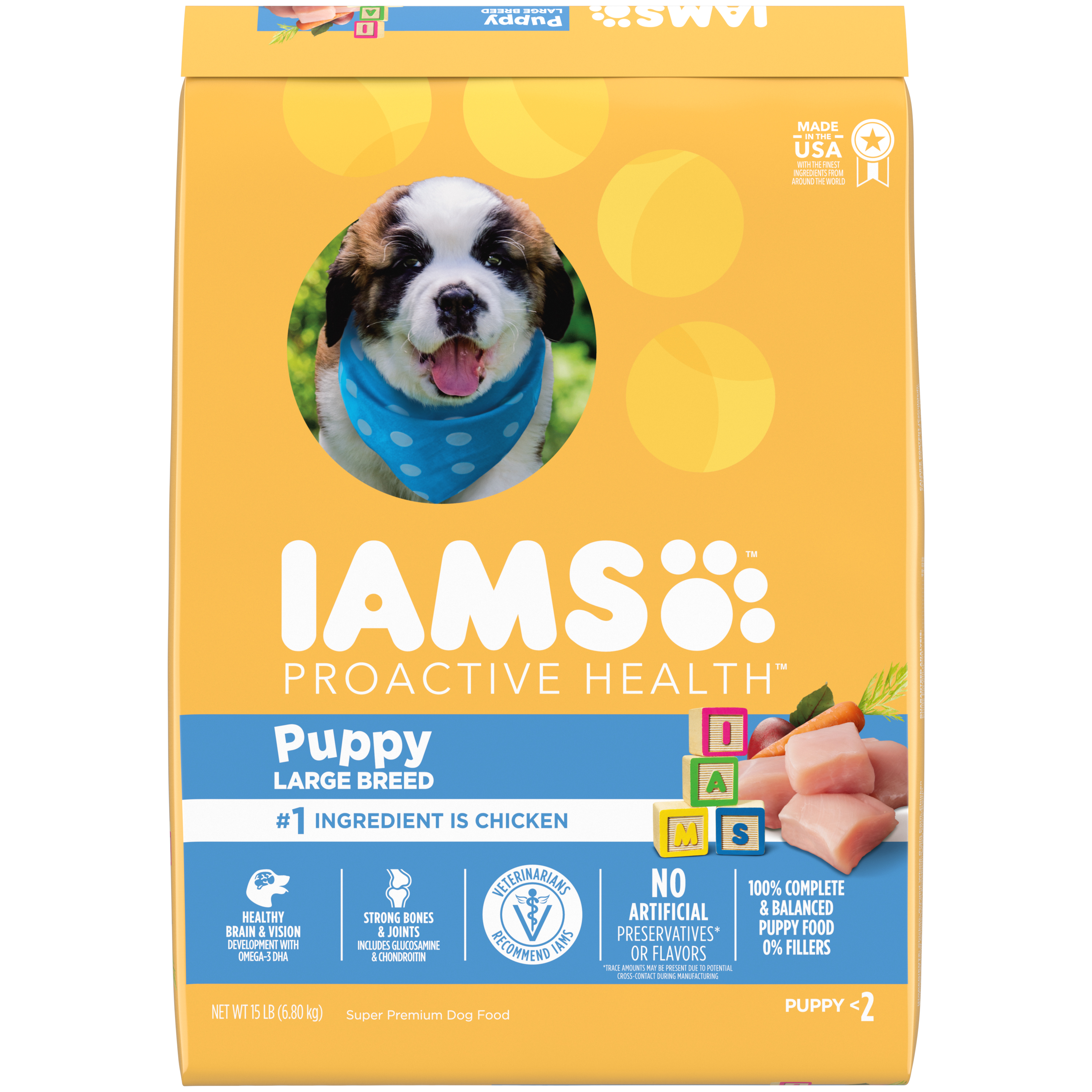 15 Lb Iams Large Breed Puppy - Healing/First Aid