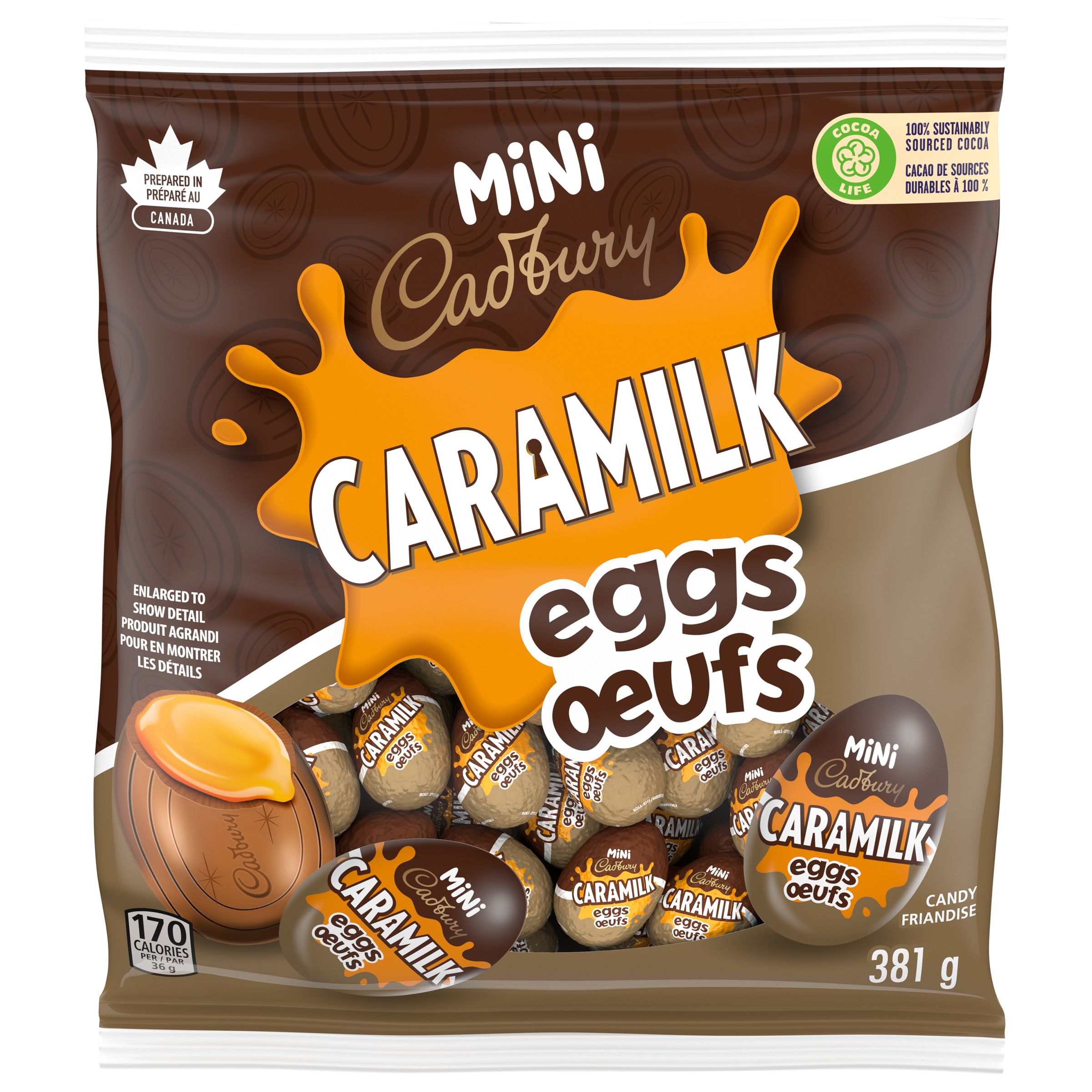 Cadbury Mini Caramilk Candy Eggs (381 g)-thumbnail-0
