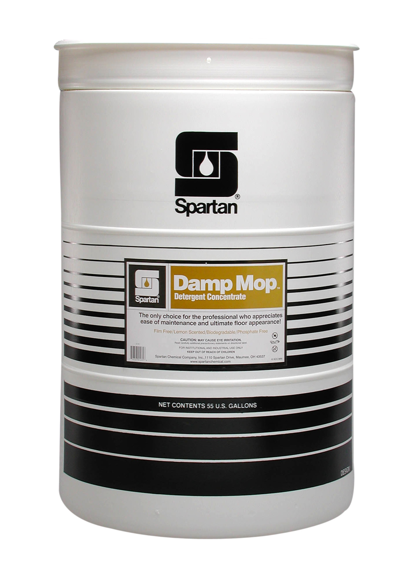 Spartan Chemical Company Damp Mop, 55 GAL DRUM