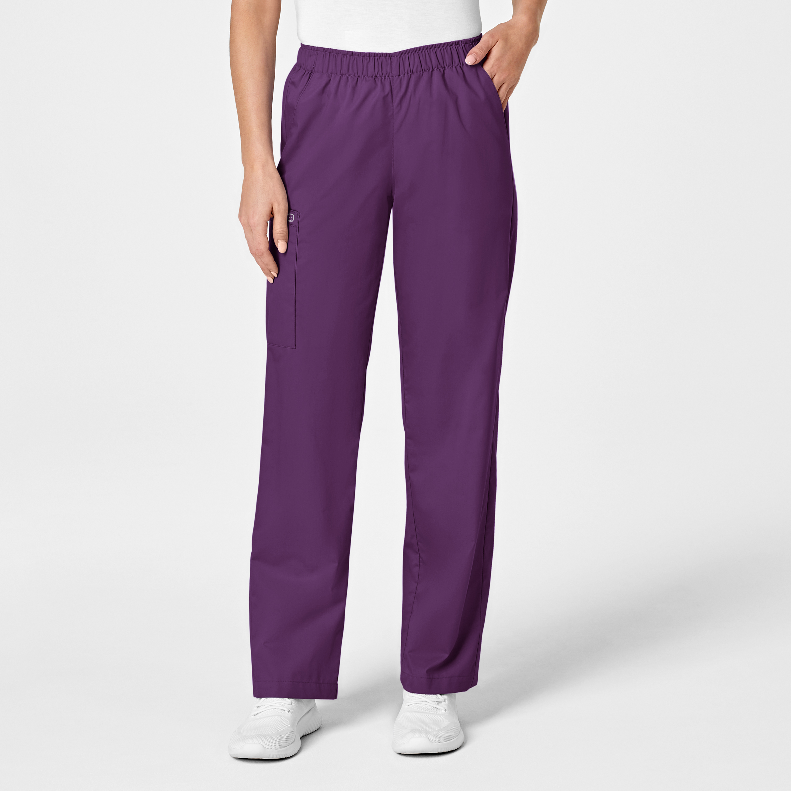WonderWORK Women‘s Pull-On Cargo Scrub Pant-Wonder Wink