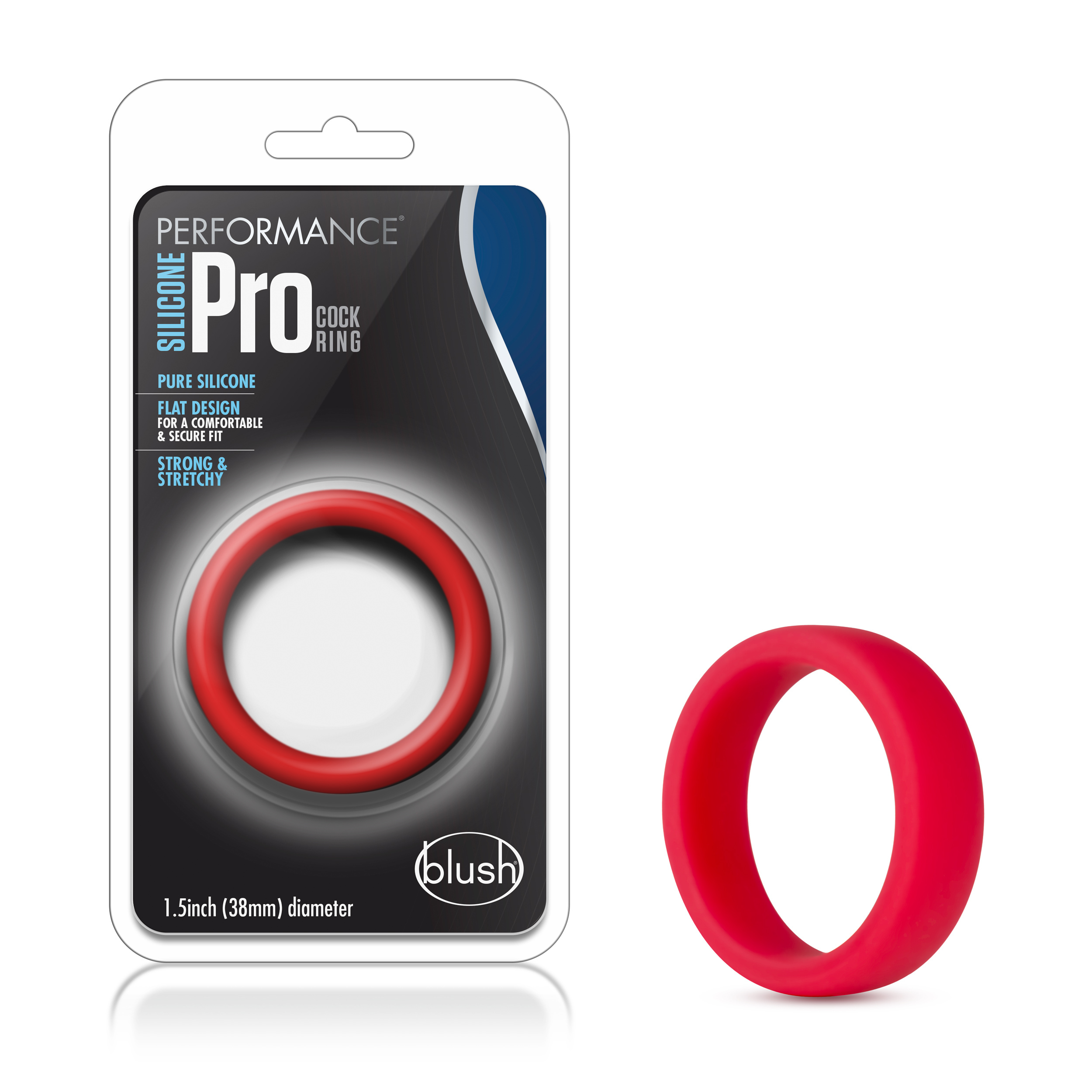 Blush Performance? / Pro: Red Penis Ring - Made with Puria? Silicone